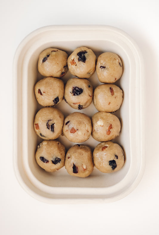 Orange Cranberry Almond Bliss Ball Box - December Flavor Of The Month