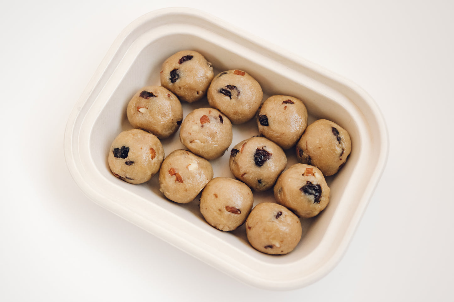 Orange Cranberry Almond Bliss Ball Box - December Flavor Of The Month