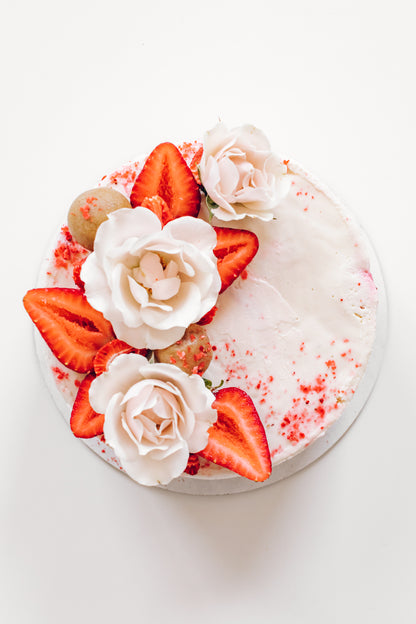 Strawberries and Cream Cake (Best Seller)